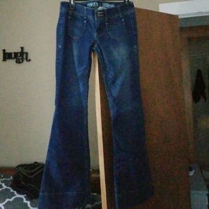 Peoples liberation flare leg jeans